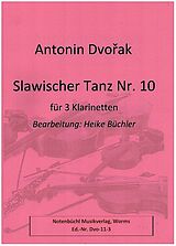 Antonín Dvorák Notenblätter Slawischer Tanz Nr.10 op.72,2