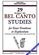 Vikentios Gionanidis Notenblätter 29 Bel Canto Studies