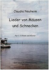 Claudia Nauheim Notenblätter Lieder von Mäusen und Schnecken