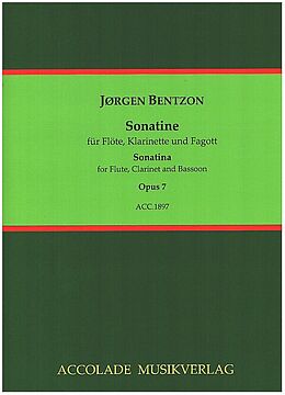 Jorgen Bentzon Notenblätter Sonatine op.7