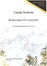 Claudia Nauheim Notenblätter Sonata sopra Che si può fare