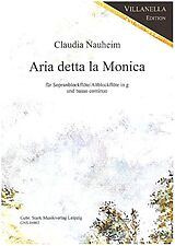 Claudia Nauheim Notenblätter Aria detta la Monica