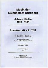 Johann Staden Notenblätter Hausmusik Band 2