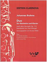 Johannes Brahms Notenblätter Duo