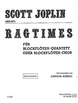 Scott Joplin Notenblätter Ragtimes