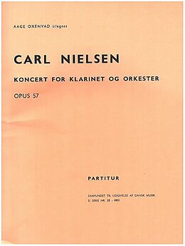 Carl Nielsen Notenblätter Concerto op.57