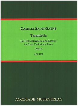 Camille Saint-Saens Notenblätter Tarantella op.6