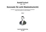 Rudolf Leberl Notenblätter Serenade für acht Blasinstrumente