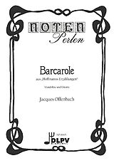 Jacques Offenbach Notenblätter Barcarole aus Hoffmanns Erzählungen