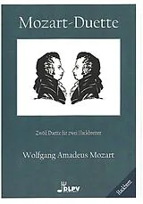 Wolfgang Amadeus Mozart Notenblätter Mozart-Duette