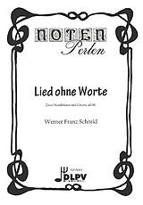 Werner Franz Schörkl Notenblätter Lied ohne Worte