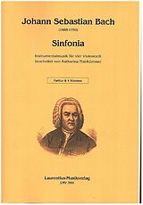 Johann Sebastian Bach Notenblätter Sinfonia
