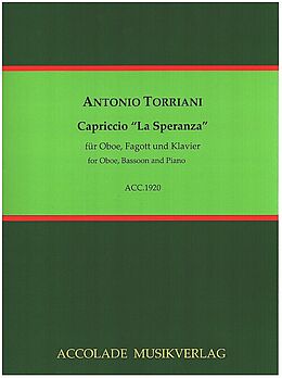 Antonio Torriani Notenblätter Capriccio La Speranza op.5