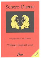Wolfgang Amadeus Mozart Notenblätter Scherz-Duette
