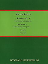 Victor Bruns Notenblätter Sonate Nr.3 op.86