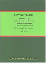 Jan Václav Knezek Notenblätter Konzert Es-Dur