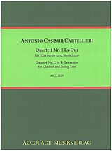 Antonio Casimir Cartellieri Notenblätter Quartett Nr.2 Es-Dur