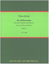 Paul Juon Notenblätter 6 Silhouettes op.9