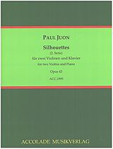 Paul Juon Notenblätter Silhouettes op.43 (2. Serie)