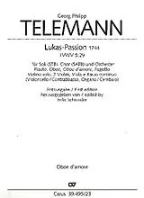 Georg Philipp Telemann Notenblätter Lukas-Passion TWV5-29