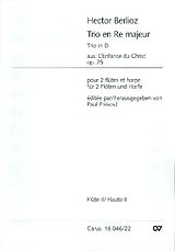 Hector Berlioz Notenblätter Trio D-Dur op.25
