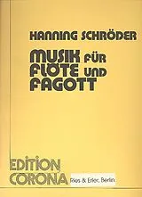 Hanning Schröder Notenblätter Musik für Flöte und Fagott