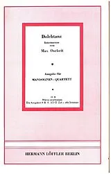 Max Oscheit Notenblätter Dolchtanz op.19