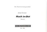 Ernst Gruner Notenblätter Musik im Blut