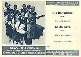 Slavko Avsenik Notenblätter Die Dorfschöne und Auf der Sava