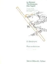 Désiré Dondeyne Notenblätter Pour se distraire pour 4 bassons