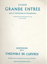 Jean Baptiste Lully Notenblätter Grande entrée