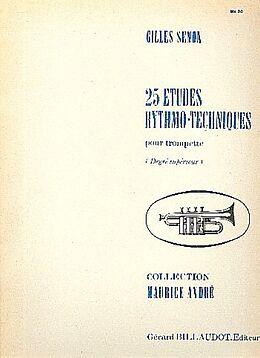 Gilles Senon Notenblätter 25 études rythmo techniques