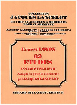 Ernest Loyon Notenblätter 32 Etudes cours Supérieur