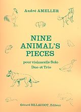 André Amellér Notenblätter 9 Animals Pieces pour