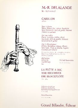 Michel-Richard Delalande Notenblätter Carillon