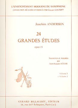 Joachim Andersen Notenblätter 24 grandes études op.15 vol.2