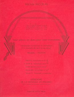 Mickey Nicolas Notenblätter Bipiste vol.2pour 2 instruments en ut