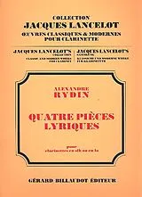 Alexandre Rydin Notenblätter 4 piéce lyriques pour