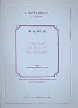 Betsy Jolas Notenblätter Petites musiques de chevet pour