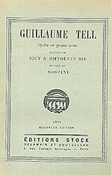 Gioacchino Rossini Notenblätter Guillaume Tell