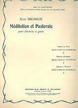 René Mignion Notenblätter Méditation et Pastorale pour