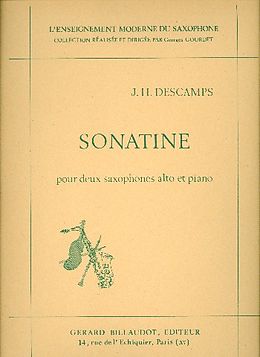 J. H. Descamps Notenblätter Sonatine
