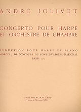 André Jolivet Notenblätter Concerto pour harpe et orchestre de chambre