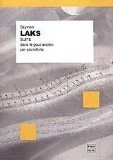 Szymon Laks Notenblätter Suite dans le gout ancien