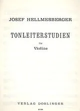 Joseph Hellmesberger Notenblätter Tonleiterstudien