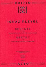 Ignaz Joseph Pleyel Notenblätter Sextett F-Dur