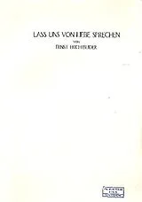  Notenblätter Lass uns von Liebe sprechen