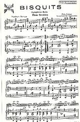 Fritz Kröger Notenblätter Bisquits für Xylophon und Klavier