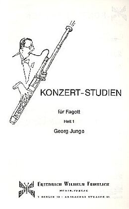Georg Junge Notenblätter Konzert-Studien Band 1