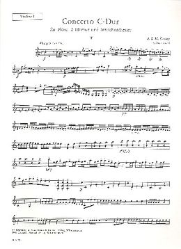 André Ernest Modest Grétry Notenblätter Concerto C-Dur für Flöte, 2 Hörner und